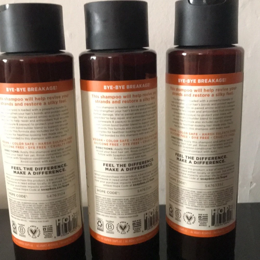 Collagen & Fruit Enzymes Repairing Shampoo - Cream and Orange